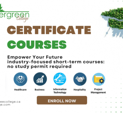 Evergreen College Launches Industry-focused Short-term Courses: No Study Permit Required.