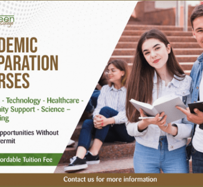 No study permit needed with Evergreen’s Academic Preparation Courses